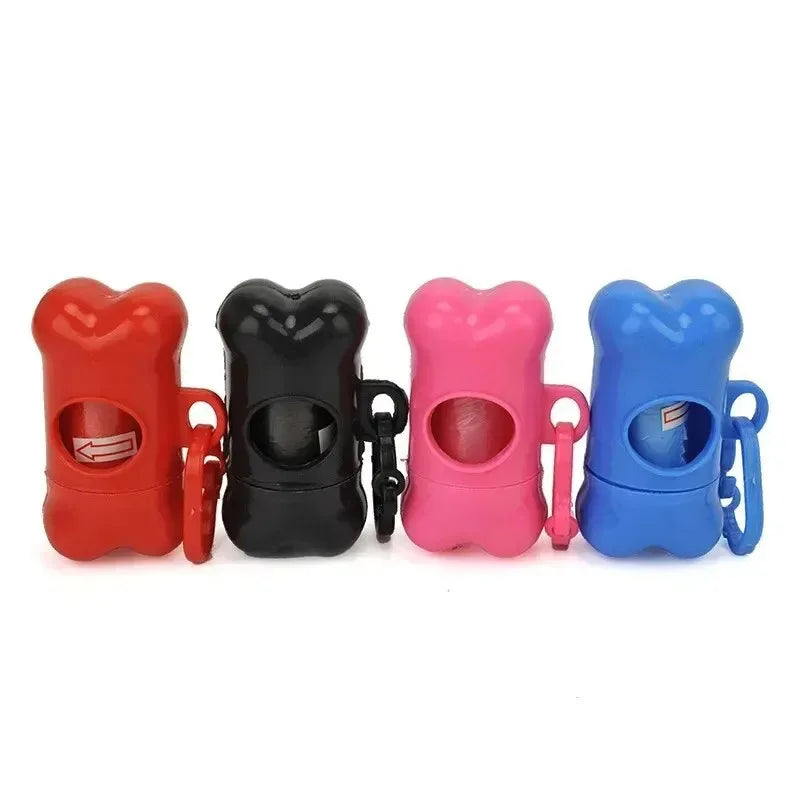 Bone-Shaped Dog Poop Bag Dispenser – Portable Pet Waste Bag Holder