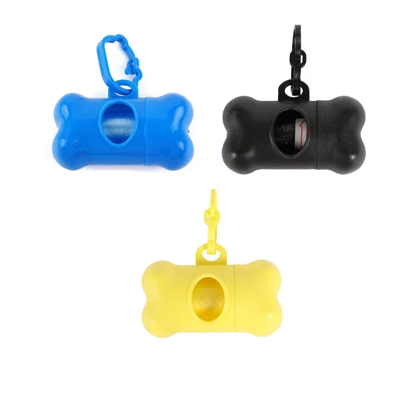 Bone-Shaped Dog Poop Bag Dispenser – Portable Pet Waste Bag Holder
