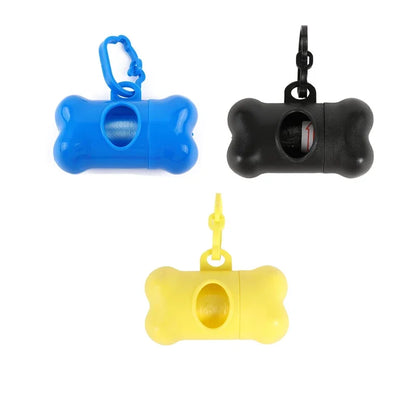 Bone-Shaped Dog Poop Bag Dispenser – Portable Pet Waste Bag Holder