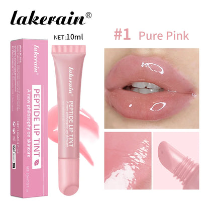 Soft Tube Lip Balm – Long-Lasting Moisturizing, Transparent Tint Lip Glaze, 4 Colors