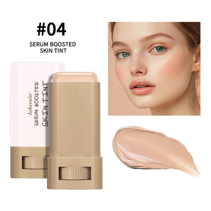 Stick Foundation Balm – Serum-Boosted Skin Tint, High Coverage & Smooth Finish, Travel Size