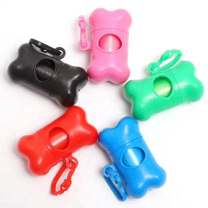 Bone-Shaped Dog Poop Bag Dispenser – Portable Pet Waste Bag Holder