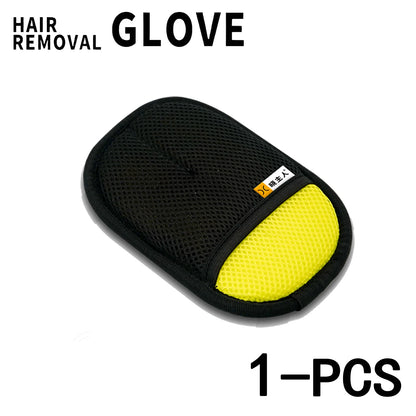 Electrostatic Pet Hair Remover Glove – Reusable 2-in-1 Grooming Glove & Lint Roller