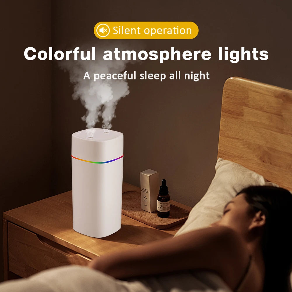 Portable Nano Mist Sprayer – 600ml Aroma Oil Diffuser
