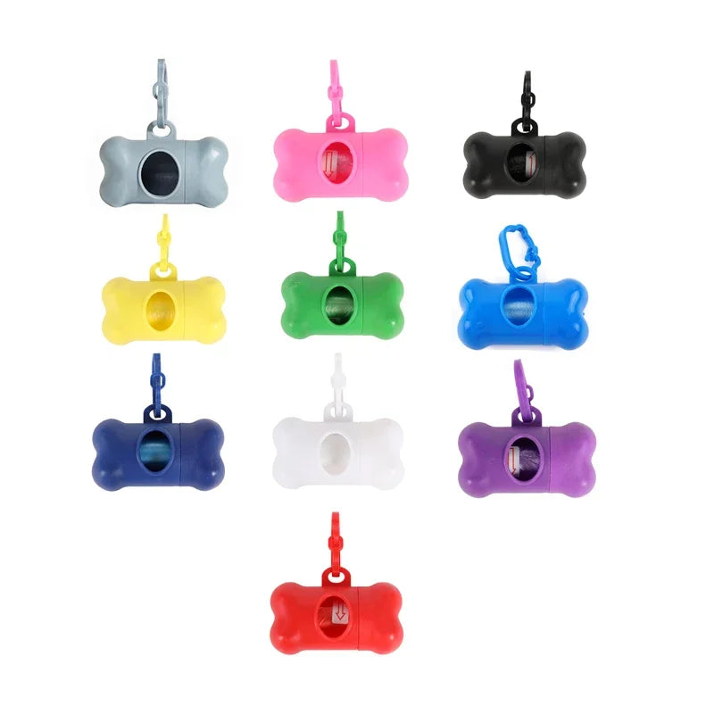 Bone-Shaped Dog Poop Bag Dispenser – Portable Pet Waste Bag Holder
