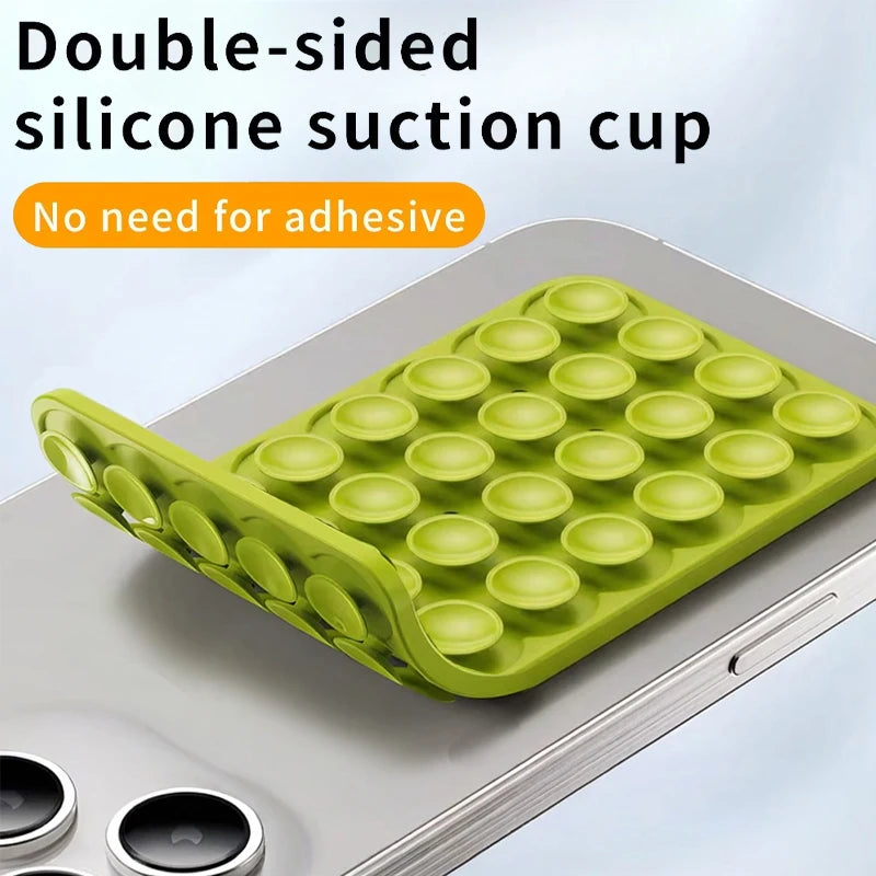 Double-Sided Silicone Suction Pad – Universal Phone Mount & Wall Holder