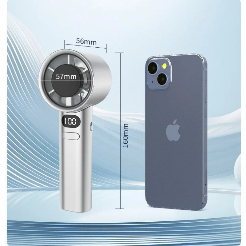 Portable Handheld Fan – USB Rechargeable Mini Cooling Fan