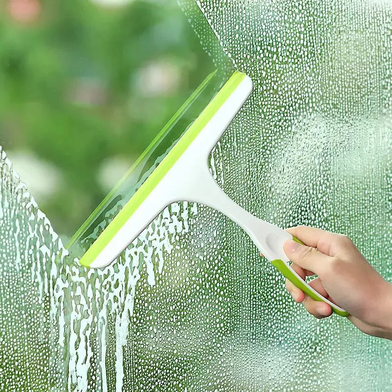 Household Glass Scraper – Handheld Window Squeegee & Water Removal Cleaner