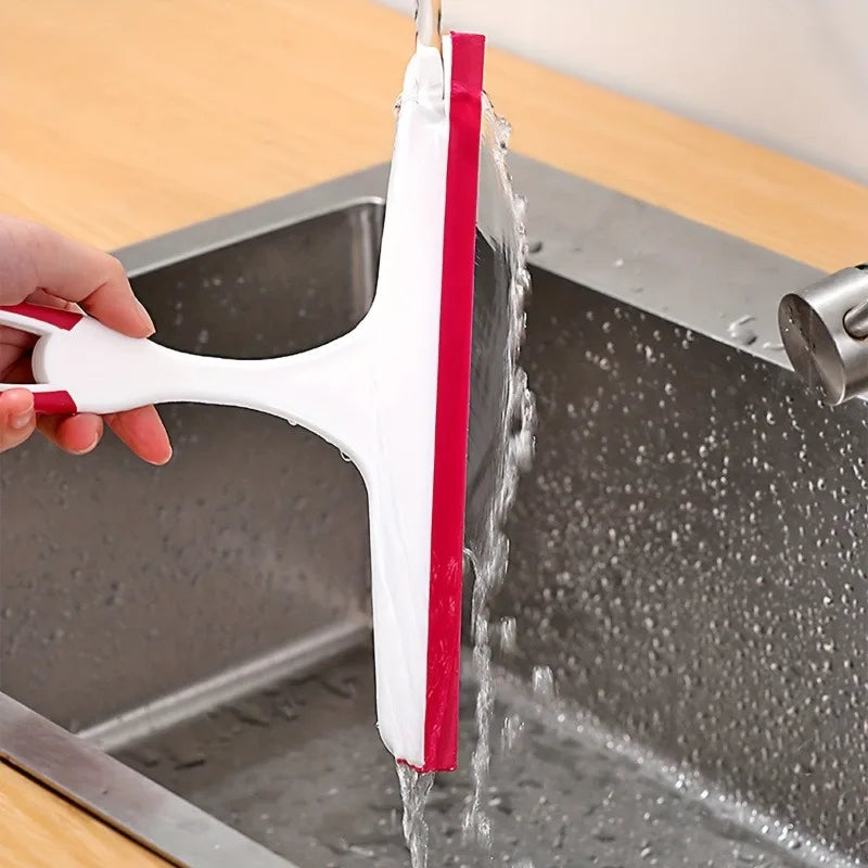 Household Glass Scraper – Handheld Window Squeegee & Water Removal Cleaner