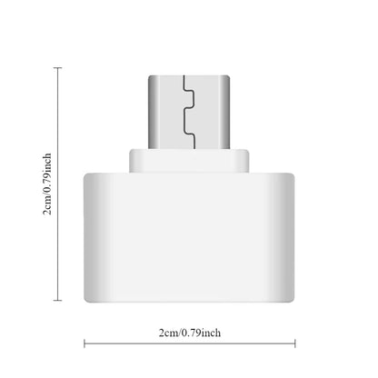 USB 2.0 to Type-C Adapter – USB Female to Type-C Male Converter