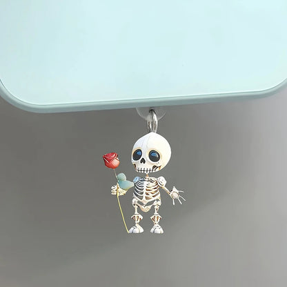 Cute Cat & Dog Dust Plug Pendant – Type-C Charging Port Protector for iPhone