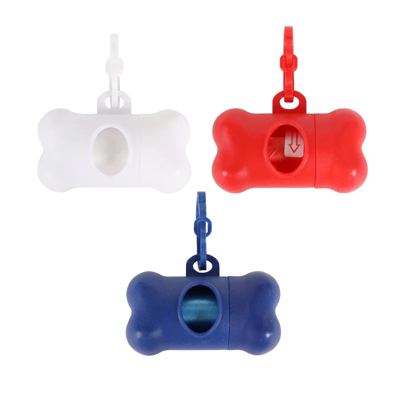 Bone-Shaped Dog Poop Bag Dispenser – Portable Pet Waste Bag Holder