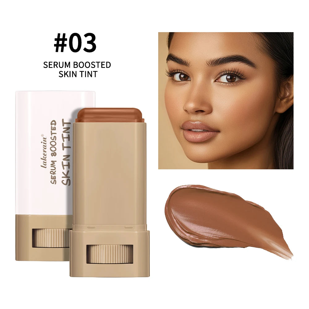 Stick Foundation Balm – Serum-Boosted Skin Tint, High Coverage & Smooth Finish, Travel Size