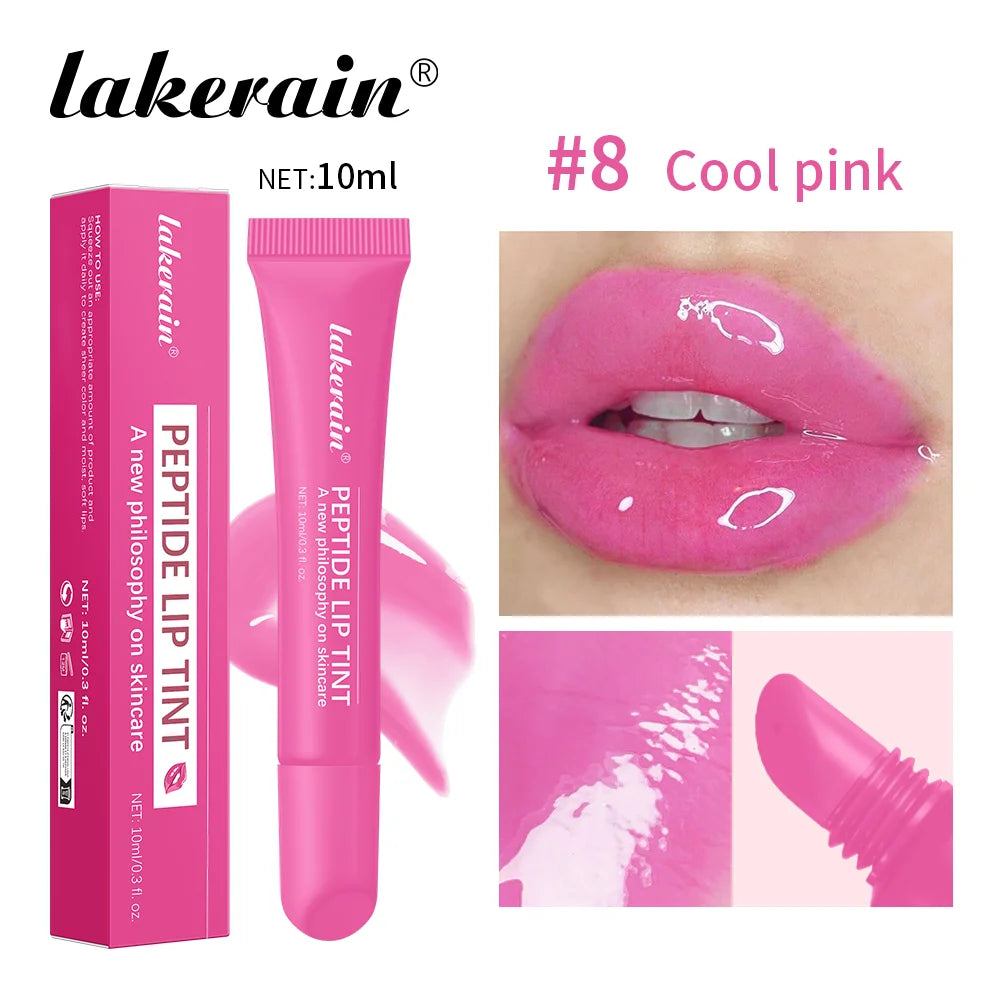 Soft Tube Lip Balm – Long-Lasting Moisturizing, Transparent Tint Lip Glaze, 4 Colors