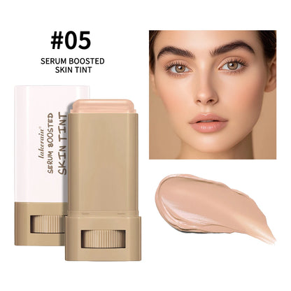 Stick Foundation Balm – Serum-Boosted Skin Tint, High Coverage & Smooth Finish, Travel Size