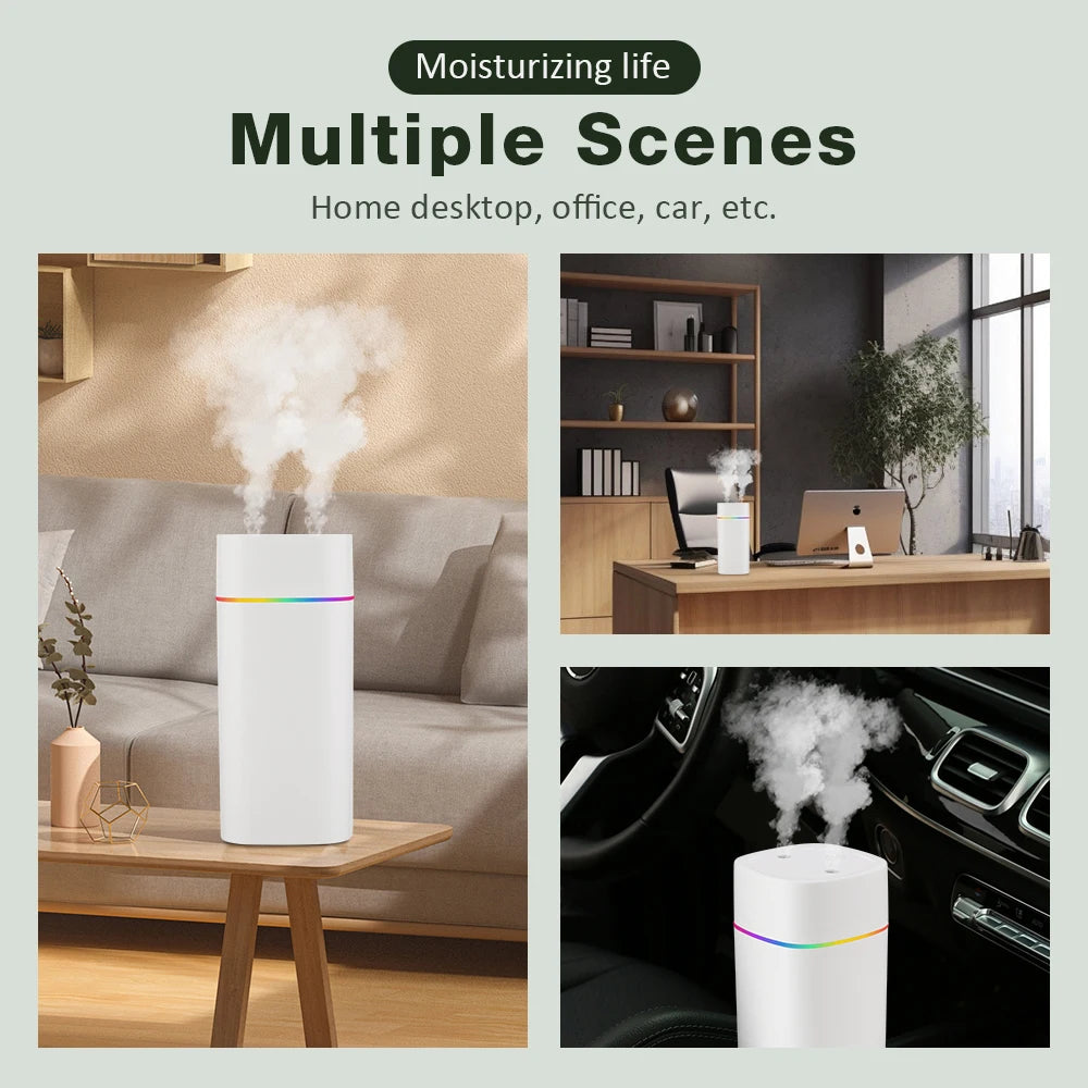 Portable Nano Mist Sprayer – 600ml Aroma Oil Diffuser
