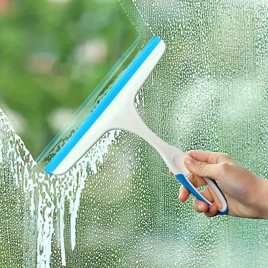 Household Glass Scraper – Handheld Window Squeegee & Water Removal Cleaner