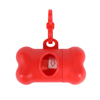Bone-Shaped Dog Poop Bag Dispenser – Portable Pet Waste Bag Holder