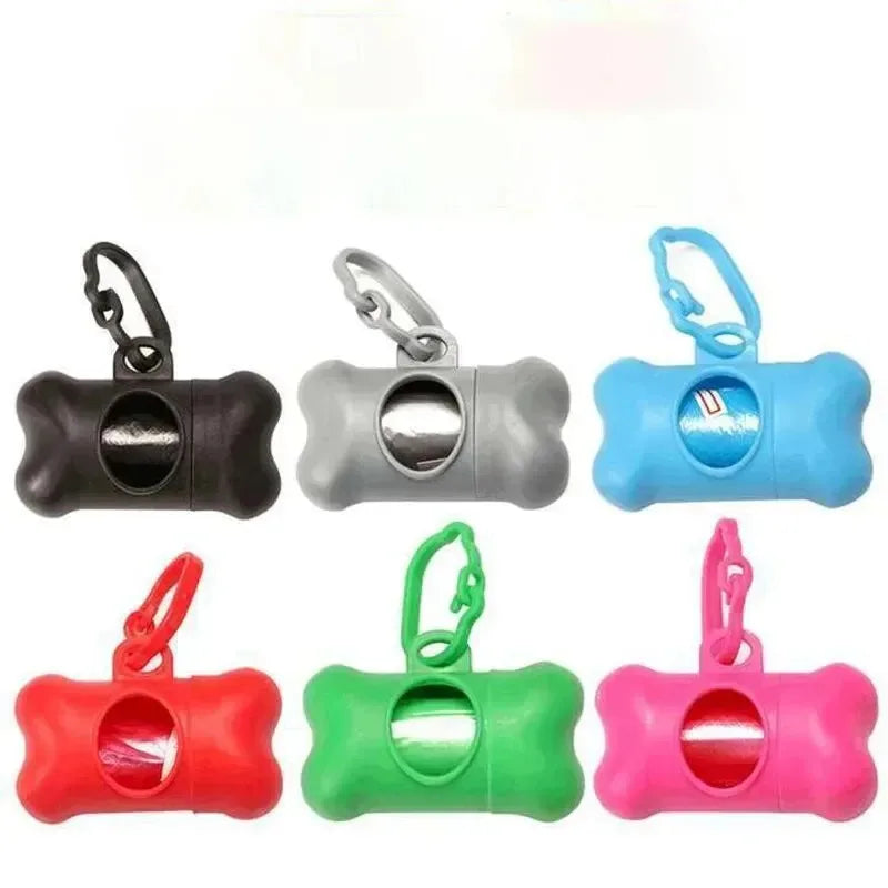 Bone-Shaped Dog Poop Bag Dispenser – Portable Pet Waste Bag Holder