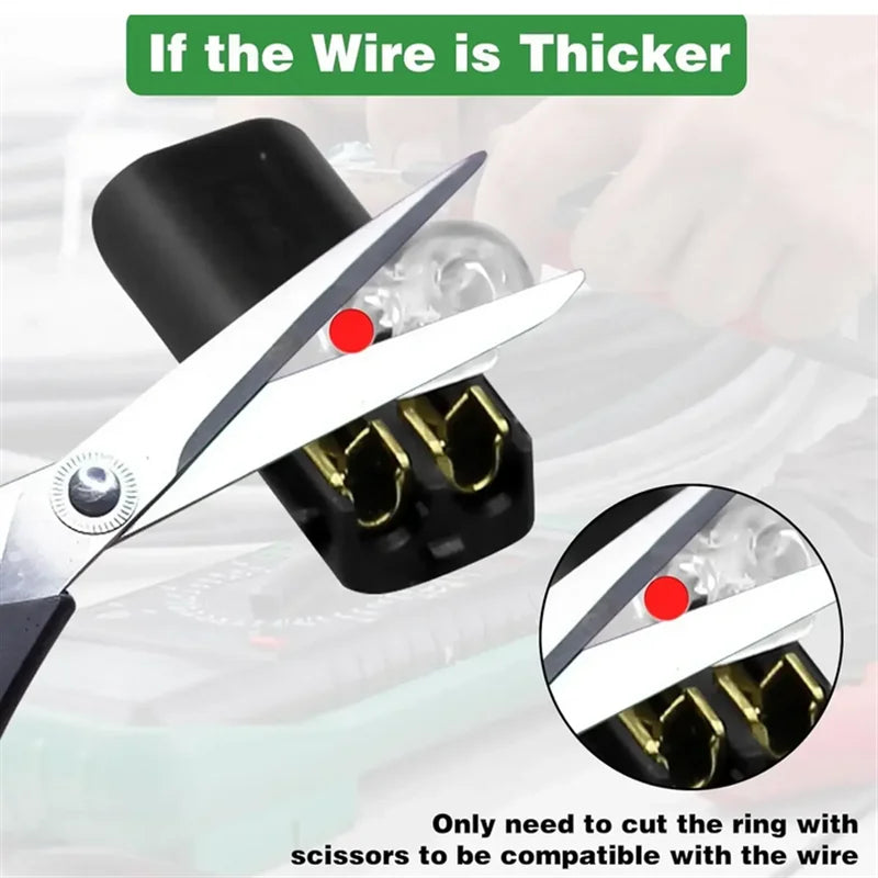 20PCS 2 Pin Way Plug Waterproof Electrical Connector Car Wire Cable Automotive Electrical Connector Strip Terminal Connection
