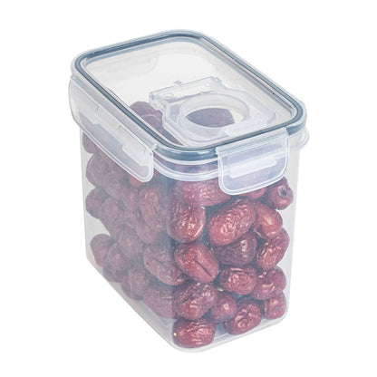 Sealed Plastic Food Storage Box Cereal Candy Dried Jars with Lid Fridge Storagetank Containers Household Items Kitchen Organizer