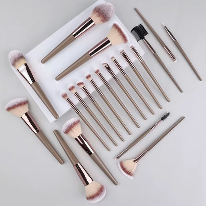 3-20PCS Makeup Brushes Set Eyeshadow Fluffy Foundation Concealer Blush Highlighter Storage Box Female Cosmetics Beauty Tools