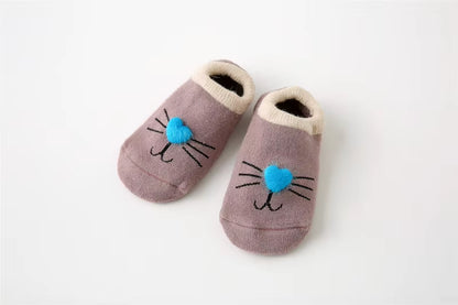 Baby Girl Socks Clothes Newborn Accessories Boy Children Toddlers Stuff Items Goods Kids Infant Slippers Kitty Elk