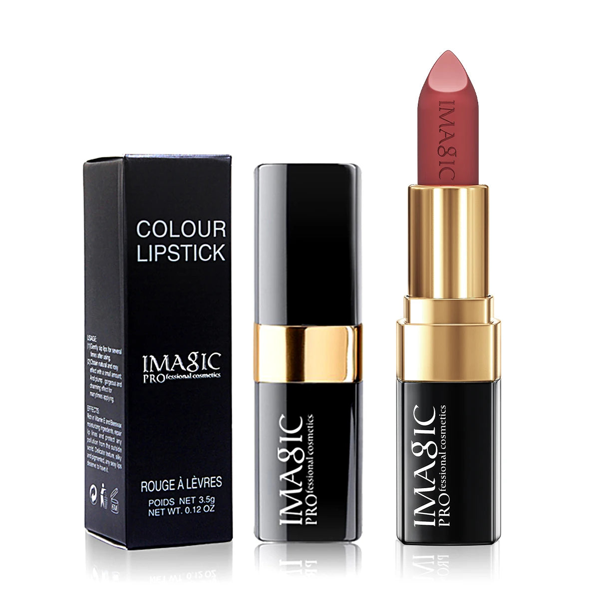 12-Color Lipstick Matte Waterproof Velvet Pigment Nude Rouge Waterproof Long Lasting Lip Profissional Cosmetics Beauty