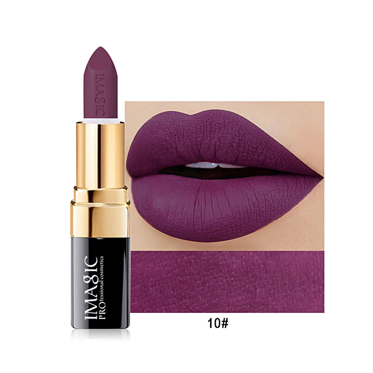 12-Color Lipstick Matte Waterproof Velvet Pigment Nude Rouge Waterproof Long Lasting Lip Profissional Cosmetics Beauty