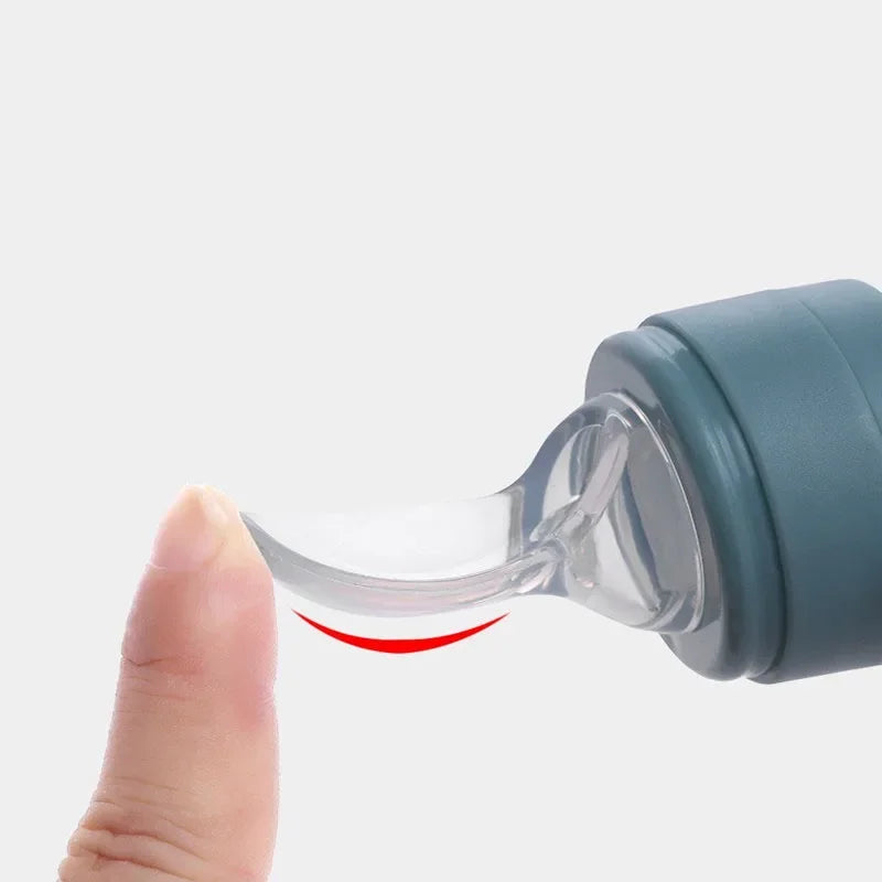 Baby Spoon Bottle Feeder Dropper Silicone Spoons for Feeding Medicine Kids Toddler Cutlery Utensils Baby Items