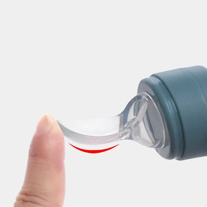 Baby Spoon Bottle Feeder Dropper Silicone Spoons for Feeding Medicine Kids Toddler Cutlery Utensils Baby Items