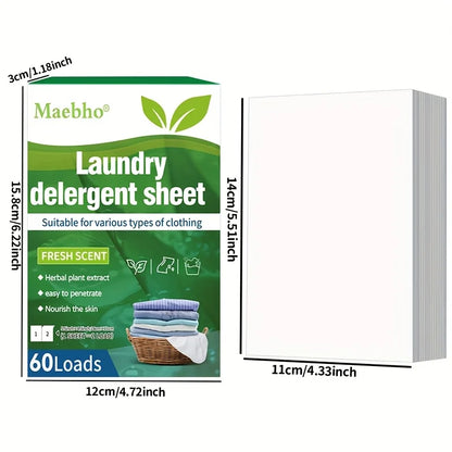 Boxed 30 Pcs Laundry Tablets Concentrated Washing Powder Laundry Machine Clothing Strong Cleaning Sheets Detergent,Fresh Scent