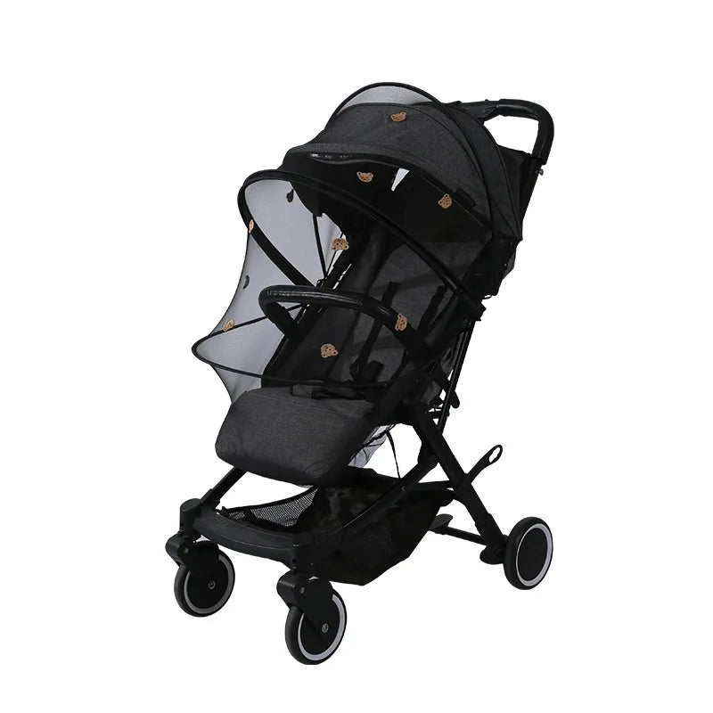 Baby Stroller Accessories Mosquito Net Stroller Mosquito Cover Children Kids Ventilate Mesh Cart Insect Netting outside Items