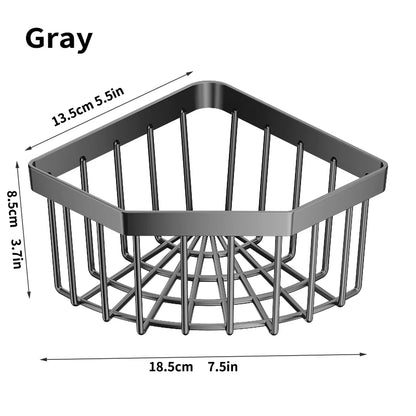 Kitchen Drain Basket Storage Basket Faucet Basket Drain Sponge Double Basket Kitchenware