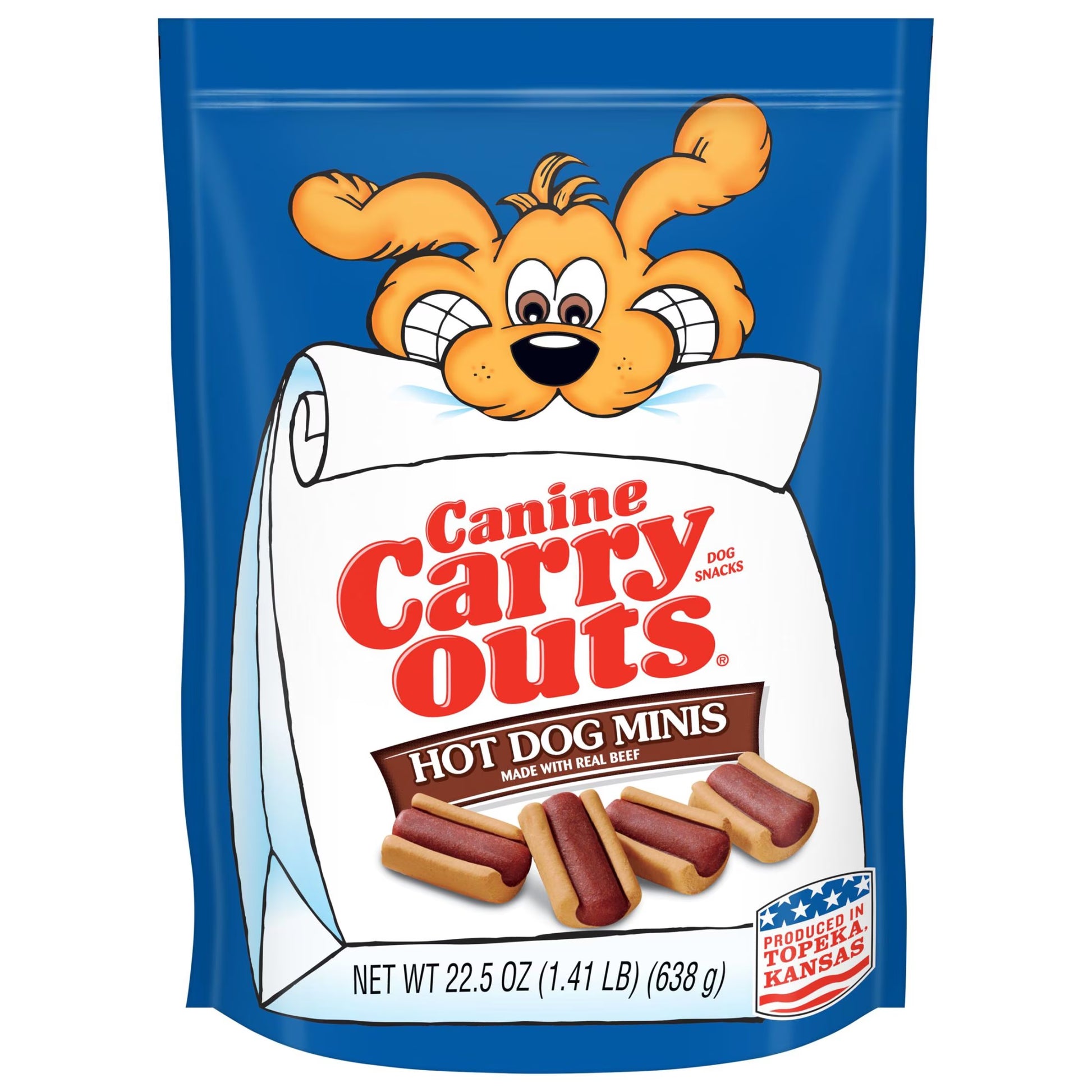 Hot Dog Minis Dog Treats, 22.5Oz Bag