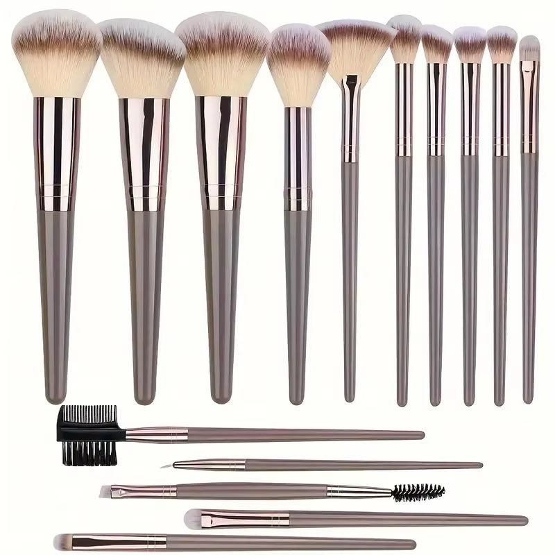 3-20PCS Makeup Brushes Set Eyeshadow Fluffy Foundation Concealer Blush Highlighter Storage Box Female Cosmetics Beauty Tools