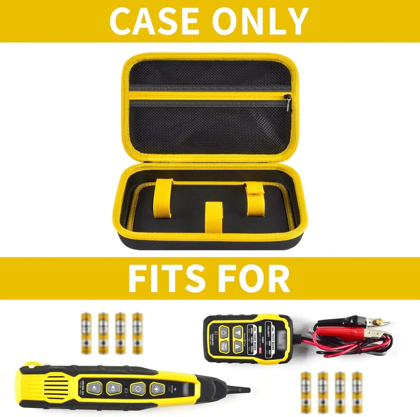 Case for Klein Tools VDV500-820/VDV500-063 Wire Tracer Tone Generator and Probe Kit Continuity Tester, Universal Storage Bag F